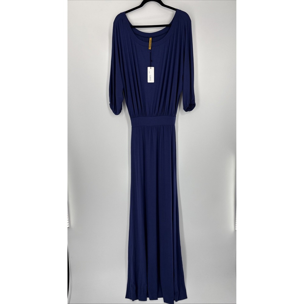 NWT Rachel Pally Aurora Maxi Dress - Blue, 3/4 Sleeves - Size XS